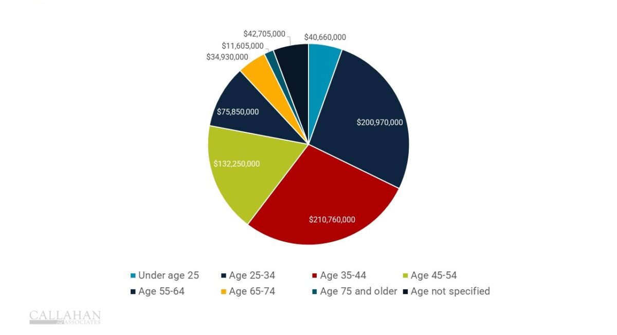 Nearly one quarter of Veridian Credit Union's mortgage portfolio last year was focused on borrowers between the ages of 25 and 34.