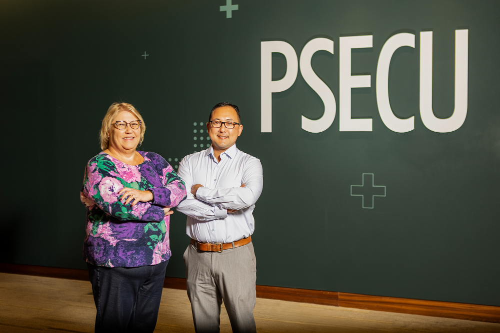 Sandra Holzgen and Clifton Van Scyoc, PSECU