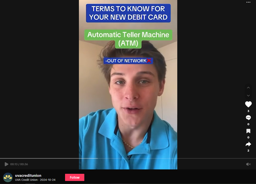UVA Community engages local teen influencers to create content and share their experiences with Teen Ri$e. Check out this TikTok at tiktok.com/t/ZTjyY1YvQ.