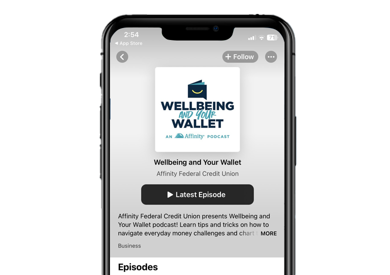 AffinityFCU, Wellbeing And Your Wallet, podcast