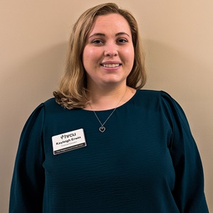 Photo of Kayleigh Erwin, financial educator at Holy Rosary Credit Union.