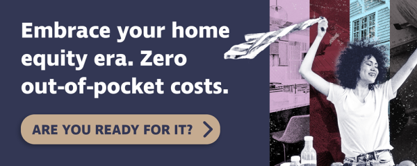 Colorful digital promo for Baton Rouge Telco Federal Credit Union's Era's Tour-inspired HELOC campaign. It features bold “zero out-of-pocket costs” messaging and a call-to-action button.